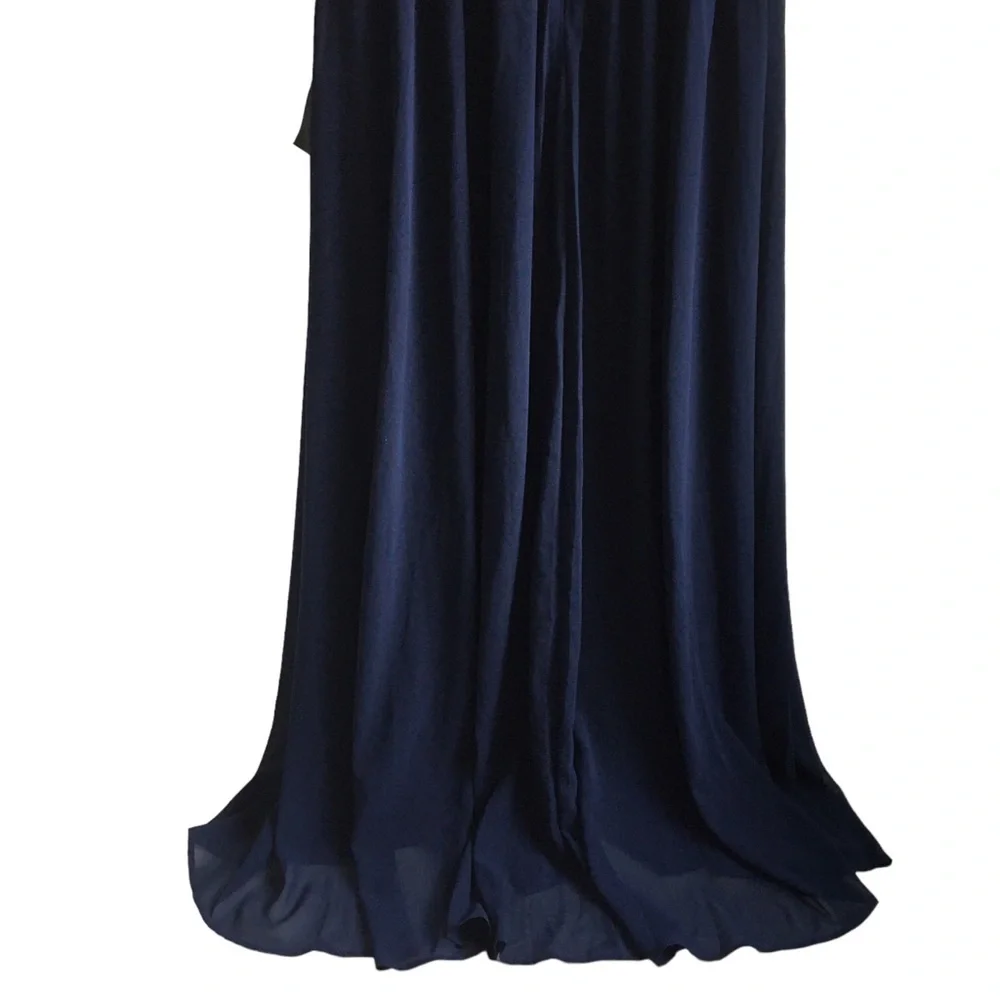 Lulu’s Heavenly Hues Navy Blue Maxi Dress Size Large - Picture 6 of 17